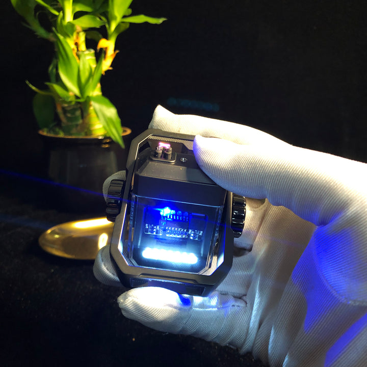 Gyroscopic plasma lighter